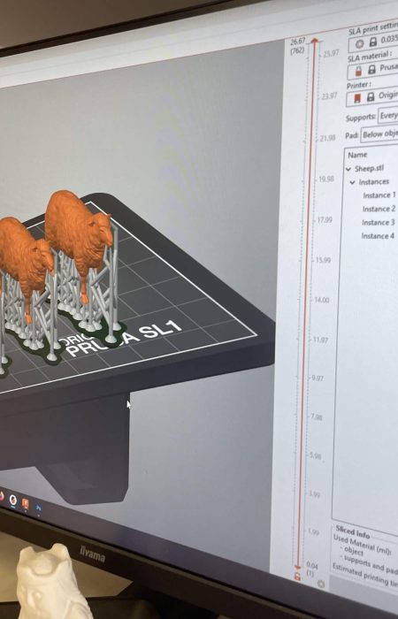 In-house 3d modelling studio
