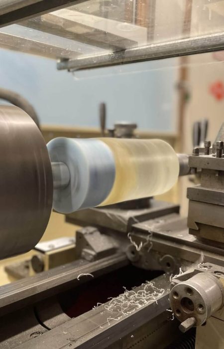 Lathe turning