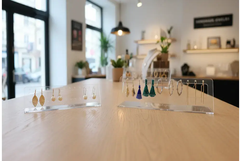 Acrylic Jewelry Holder for Eenvoud